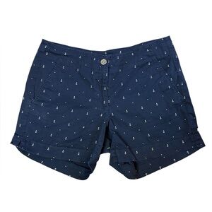 Nautica Navy Anchor Blue Women's Shorts